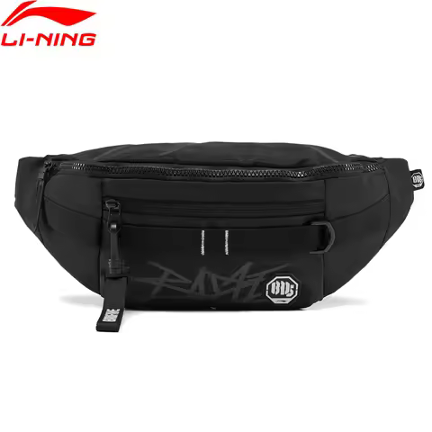Li-Ning Unisex BADFIVE Sling Bags LN WATER REPELLENT 100%Polyester 390*95*160mm Street Style LiNing 