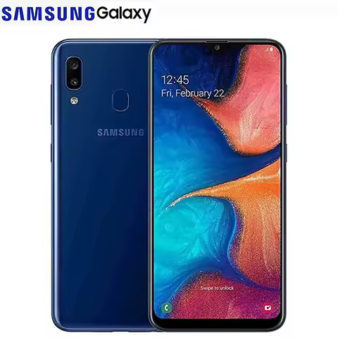 Refurbished Samsung Galaxy A20e Smart Android Phone A202U1 5.8-inch Back Fingerprint 3000mAh 15W NFC