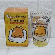 日本限定 Sanrio Gudetama Slim Glass 蛋黃哥玻璃杯