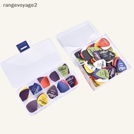 [rangevoyage2] 20/100PCS Guitar Pi Acoustic Bass Pic Plectrum Mediator Thiness Mix 0.58-1. [MY]