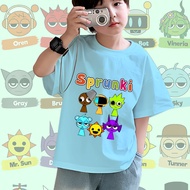 100cm-150cm 8 Colors Sprunki Game T-shirt For Children boy&girl 018