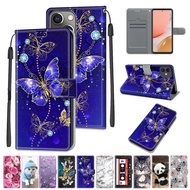 Cute Phone Case For Samsung Galaxy A5 2017 A6 A7 A8 2018 A510 A50 A51 A530F A750 A70 A71 4g Leather Case Book Folding Flip Case with Kickstand Credit Card Slots Cover