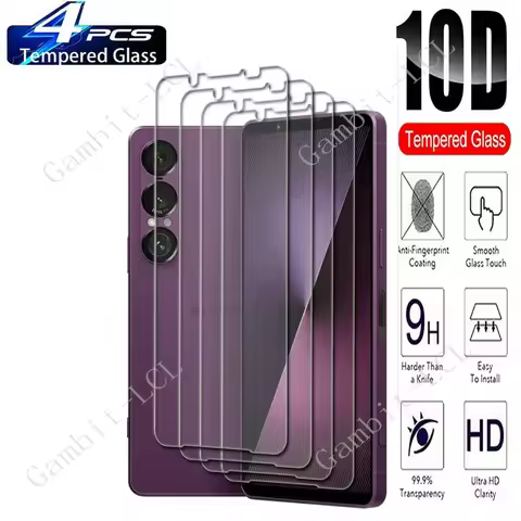 4PCS For Sony Xperia 1 VI Screen Protective Tempered Glass ON SonyXperia1VI Xperia1VI Xperia1VII 1VI