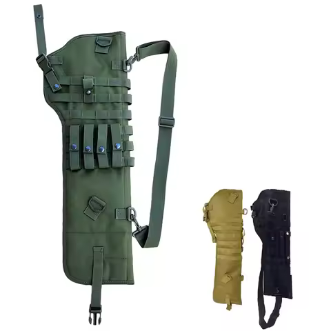 Tactical Backpack Rifle Shotgun Bag Airsoft Holster Gun Carry Paintball Shooting Pouch Molle Bag Hun