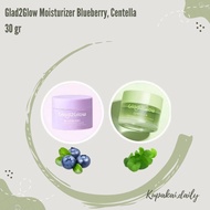Glad2glow Blueberry Moisturizer/Centella Moisturizer 30 gr