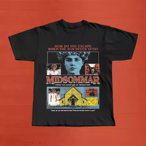 Midsommar Folk Horror T-Shirt, A24 Cinema Shirt, Ari Aster Film Graphic Tee