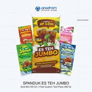 Custom Jumbo Iced Tea Banner | Cheap Jumbo Ice TeH Banner | Size 60x120 Cm | Anadrom 3588