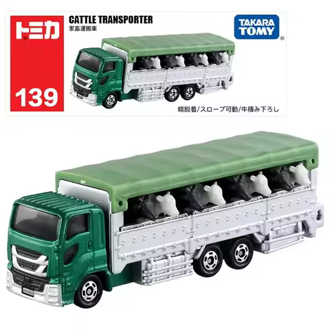 Takara Tomy Long Type Tomica No.139 Cattle Transporter Alloy Toys Motor Vehicle Diecast Metal Model 