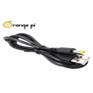 SHORT Orange Pi USB to DC 4.0 x 1.7mm Barrel Jack Power Cable for Piso WiFi (23cm/30 cm)