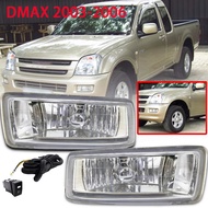 DMAXไฟตัดหมอก ไฟตัดหมอก ไฟ สปอทไลท์ อีซุซุ Fog Lamp Isuzu DMAX D-MAX รุ่นปี 2002-2006(รวมถึงหลอดไฟและชุดสายไฟ)