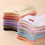 16/8/1 Pair Baby Girl Ankle Socks, Infant Heart Pattern Low-Cut Nude Socks, Fashion Boat Socks, Suit