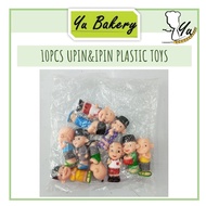 10PCS UPIN&IPIN PLASTIC TOYS / PAPER TOPPER FOR CAKE DECORATIONS