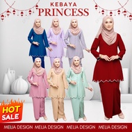 By Melia Design Baju Hot viral raya 2025 Kebaya Moden Sulam Cotton Premium Baju Lace Maroon Hitam Cr