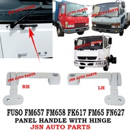 J14S06 PANEL HANDLE WITH HINGE  FUSO FM657 FM658 FN627 FM65 FK617 LORRY TRUCK AKSESORI