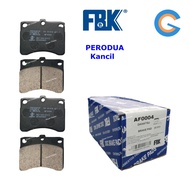 FBK Kancil Front (Depan) Disc Brake Pad PERODUA AF0004