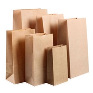 Brown Paper Bag | Kraft Paper Bag | Supot | Food Grade Paper Bag (50 pcs) Paper Bag Doorgift Goodies