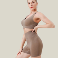 (AGFE) Terno Excersise Outfit Onesize Sports Bra Highwaist Cycling