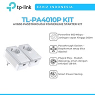 TP-LINK TL-PA4010P KIT AV600 PASSTHROUGH POWERLINE STARTER KIT