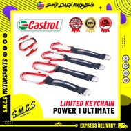 Castrol Keychain Power 1 Ultimate LIMITED EDITION Rantai Kunci Castrol Genuine