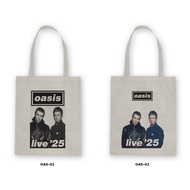 /Blacu Canvas Zipper Tote Bag - Oasis Oasis Reunion Oasis Live/ 25