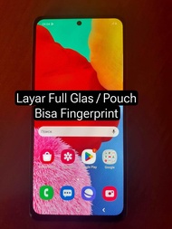 LCD FULLSET SAMSUNG A51 ORIGINAL AMOLED BISA FINGERPRINT LAYAR FULL GLASS