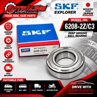 SKF 6208‐2Z/C3 Deep Groove Ball Bearing (SKF Explorer Class)