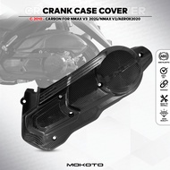 YAMAHA NMAX V2 / NMAX V2.1 / NMAX V3 2025 AEROX V1 CRANK CASE COVER CARBON FOR MOTORCYCLE 1PC