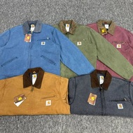 Carhartt Wip Detroit J97 Jacket底特律水洗做舊復古休閒重磅帆布毛呢拉鍊夾克外套