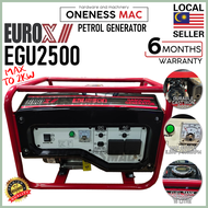 EURO X//  PETROL GENERATOR 2KW EGU2500 POWERFUL GENERATOR