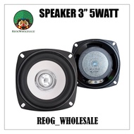 3 inch Midbass Speaker BLACK 2ohm/4 ohm 5 Watt