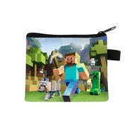 ใหม่ล่าสุด Minecraft Steve Creeper เด็ก My World กระเป๋าสตางค์กระเป๋าซิปกระเป๋าการ์ตูน Key Ring กระเป๋าจี้นักเรียนกระเป๋าเหรียญเก็บสำหรับเด็กผู้ใหญ่