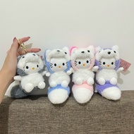 GANTUNGAN HELLOKITTY Hello Kitty Fox Animal Costume Keychain Hello Kitty Sanrio Animal Costume Keych