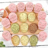 10Pcs Halloween Cookie Cutters Pumpkin & Ghost 3D Modeling Design, Cute for Kids Holiday Baking (O)