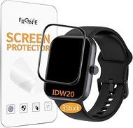 Frgnie Screen Protector for IDW20 Smartwatch 1.91 Inch (Pack of 3) 3D Curved Full Cover Screen Prote