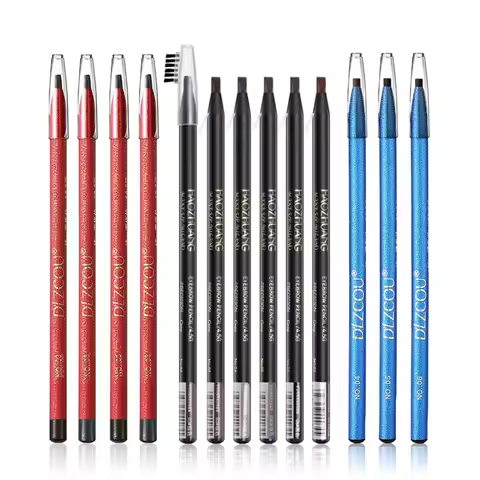 1PC Waterproof Eyebrow Pencil Tint Eyebrows Tattoo Makeup Cosmetics Eyebrow Pencil Microblading Wate