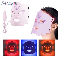 Salorie Led Therapy Mask Skin Rejuvenation Face Care Photon Treatment Beauty Machine Light Facial Skin Care Neck Mask Whitening