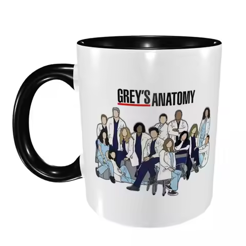 Greys Anatomy Seasons Mug Funny Ceramic Coffee Cups Tea Mugs Milk Cup Drinkware Gifts for Woman Man