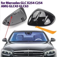 Carbon Fiber Style Black mirror cover Replacement for Mercedes-Benz GLC X254 C254 200 300 350 400 GL