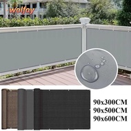 YOLANDA Balcony Shade Cloth, 3/5/6M Waterproof Sun Shading Sails, Multi-functional Fencing  Garden P