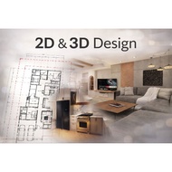 3D design service  . 2D Layout planning . Kitchen design .Residential . FAST DELIVERY