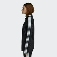 台灣愛迪達官網正品 楊冪同款 ADIDAS Originals 愛迪達 Track Jacket 黑白 三線 開叉 立領 運動外套 長版 女款 DH4234