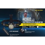 Nitecore HU60 CREE LED 1600L Wireless Wristband Control USB Powered Headlamp LITE PACKAGE for Outdoo
