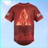 BH2 Disney Avatar Fire and Ash Baseball Jersey S-3XL T-shirt short sleeve top HB2