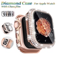 Compatible for Bling Apple Watch Protective Case with Built-in Screen Protector for Apple Watch 38mm 40mm 41mm 42mm 44mm for iWatch Series 7 6 SE 5 4 3 2 Cover