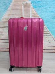 Delsey pink 30 inch expandable lugguage baggage suitcase 78 x 49 x 28cm