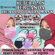 MASK BUDAK 50 PCS HEADLOOP MASK KIDS FACE MASK KIDS HEADLOOP MASK HEADLOOP KIDS MASK HEADLOOP MASK K