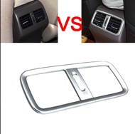 สำหรับ Honda CRV CR-V 2012 2013 2014 2015ภายในรถที่เท้าแขนกล่องด้านหลังเครื่องปรับอากาศ A/c Vent Outlet กรอบครอบขอบ ABS สติกเกอร์