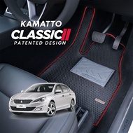 Kamatto Classic Peugeot 408 e-THP 2015 - Present Car Floor Mat and Carpet