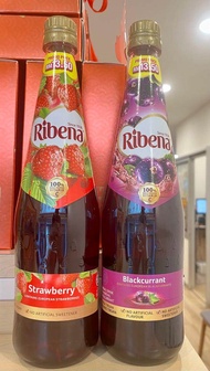 《Ribena》1）Concentrate Regular（Blackcurrant）1L / 2）Concentrate Strawberry 1L