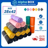 Sealed packaging bag 28x42cm, packing bag, thick, durable, super sticky waterproof - ALPHA BOX